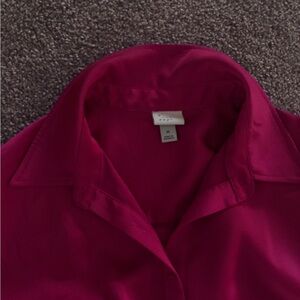 TARGET A NEW DAY Women's Blouse in Vibrant Pink MEDIUM